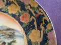 Красива чиния 255мм фи китайски порцелан уникат ръчно рисувана винтидж красива, снимка 9