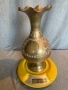  бронзова флорална ваза, снимка 5