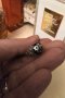 Авторски сребърен пръстен естествен будистки сапфир
