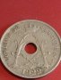 Рядка монета 25 сантима 1922г. Кралство Белгия за КОЛЕКЦИОНЕРИ 34814, снимка 4