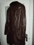 Кожено палто шуба с вълнена подплата и кожена яка, всичко естествена кожа, снимка 11