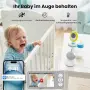 Wansview 5-инчов бебефон, нощно виждане, двупосочно аудио, снимка 5