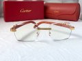 Cartier висок клас слънчеви очила Мъжки Дамски слънчеви с дървени дръжки, снимка 6