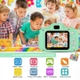 Детски дигитален фотоапарат STELS FunShot W390, Селфи камера, 40MP, Игри, снимка 8