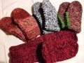 Вълнени терлици ръчно плетени- нови, снимка 1 - Други стоки за дома - 39494379