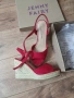 червени сандали на платформа - размер 38, снимка 1