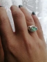 Страхотен сребърен пръстен със седеф - модел КR1022, снимка 5
