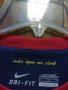 Barcelona Pique Nike оригинална футболна тениска фланелка размер М Барселона Пике , снимка 7