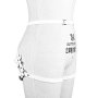 BDSM бял кожен харнес нашийник колан с панделки за тяло, снимка 5