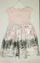 Официална рокля НМ розова – 134-140см, 8-10 години, снимка 1 - Детски рокли и поли - 34006783