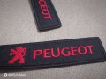 Текстилен ключодържател с бродиран червен надпис и емблема на Пежо Peugeot кола автомобил джип ван б, снимка 5