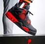 Air Jordan 4 Retro 'Red Thunder' номер 39 оригинални маратонки /кецове , снимка 2