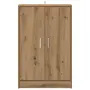 vidaXL Шкаф за обувки, дъб артизан, 60x35x92 см, инженерно дърво, снимка 4