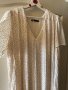Елегантна нова романтична плисирана дълга нежна бяла рокля Zara , снимка 15