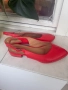 Дамски червени обувки номер 38 естествена кожа, снимка 1