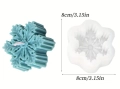 Снежинка снежинки различни модели силиконов молд форма свещи гипс сапун смола фондан , снимка 3