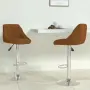 vidaXL Бар табуретки, 2 бр, кафяви, кадифе（SKU: 335303）, снимка 2