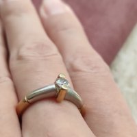 дамски златен пръстен , снимка 3 - Пръстени - 38757941