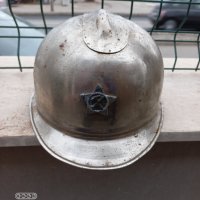 Стара пожарникарска каска шлем, снимка 5 - Антикварни и старинни предмети - 38822979