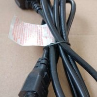 Захранващ кабел 3pin за лаптоп английски щепсел и български адаптор, снимка 1 - Кабели и адаптери - 40974946