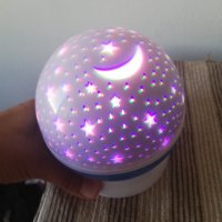 Мини въртяща се LED диско топка в различни цветове, снимка 6 - Друга електроника - 41938387