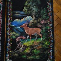 Стари ковьори-картини,ръчно рисувани през 40-50год. България, снимка 4 - Декорация за дома - 40695165