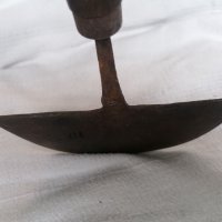 Автентичен стар кован сарашки нож, снимка 4 - Колекции - 36004149