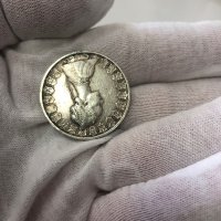 Сребърна монета Италия 500 лири,1961, снимка 11 - Нумизматика и бонистика - 41402926