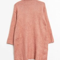 Нова жилетка Mango в бледо розово, плетен пуловер Манго, снимка 2 - Жилетки - 41575608