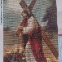 Диамантен гоблен "Исус", снимка 3 - Гоблени - 44287636