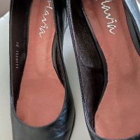 Дамски кожени обувки, снимка 5 - Дамски обувки на ток - 38832587