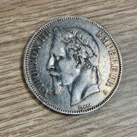 5 франка 1870 г, Франция - сребърна монета No2, снимка 9 - Нумизматика и бонистика - 41755181