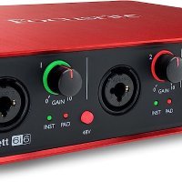 Focusrite6i6, снимка 2 - Аудиосистеми - 42604075