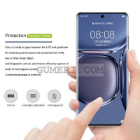 Huawei P50 Pro Стъклен Протектор за Целия Екран - Full Glue, снимка 9 - Фолия, протектори - 36235822