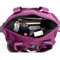 Дамска чанта Jingping Purple, снимка 4 - Чанти - 40330154