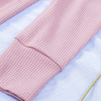 Дамска блуза в розово с дълъг ръкав и деколте с цип, снимка 10 - Блузи с дълъг ръкав и пуловери - 44597473