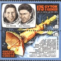 Чисти марки Космос Космонавти 1979 от СССР, снимка 1 - Филателия - 44180486