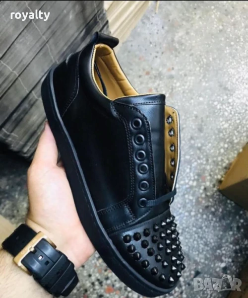 Мъжки черни маратонки , снимка 1