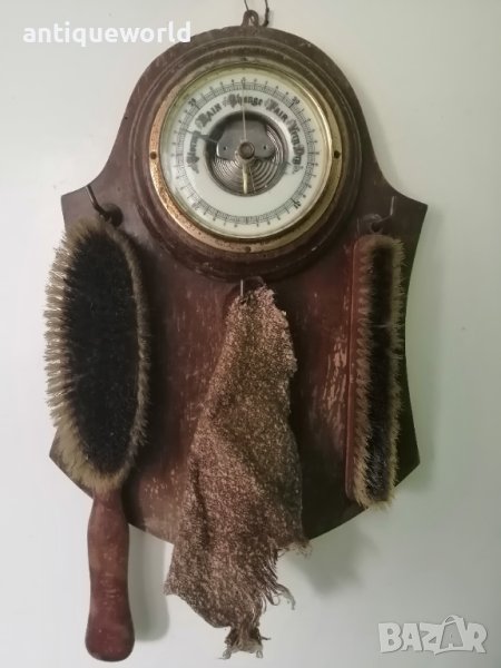 19 Век Рядък Английски Трюмен Морски БАРОМЕТЪР, снимка 1