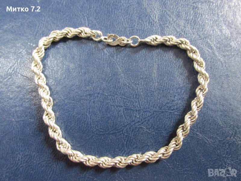 сребърна гривна - 7, снимка 1