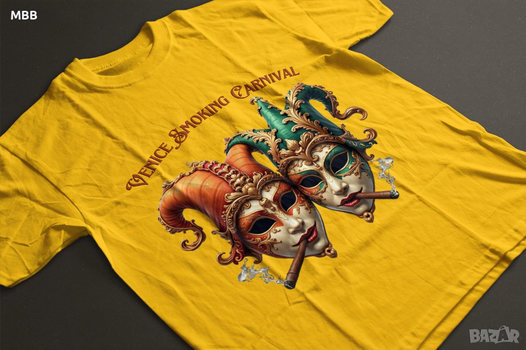 T-shirt Тениска Venice Cigar Carnival Fruit of the Loom , снимка 1