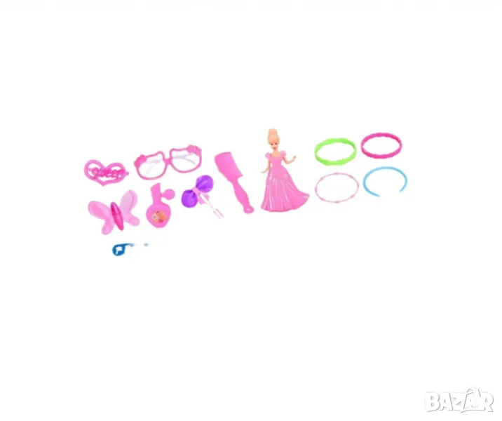 Чанта с аксесоари и кукла, снимка 1