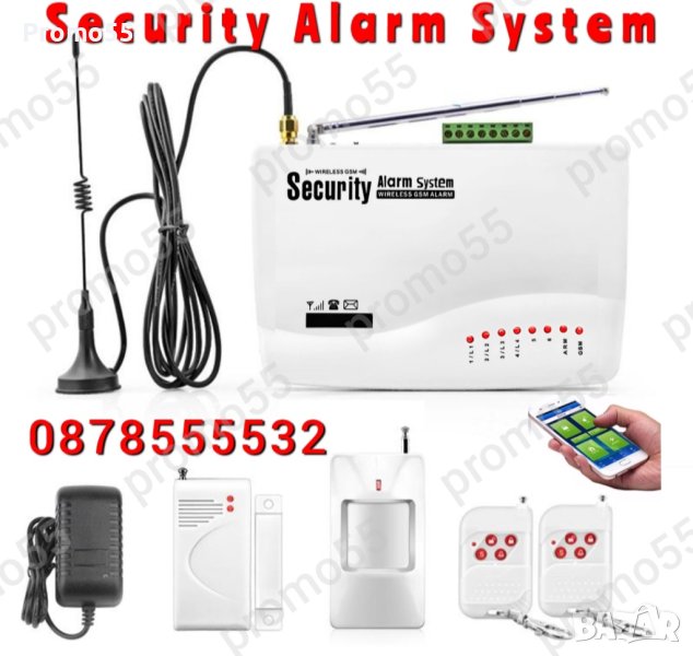 Безжична GSM Охранителна и Алармена Система за Жилище, СОТ, снимка 1