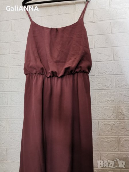 ДЪЛГА СТРАХОТНА РОКЛЯ В ЦВЯТ КАПУЧИНО, РАЗМЕР XL, снимка 1