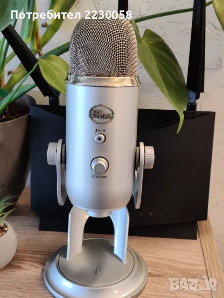 Микрофон Blue Yeti Silver, снимка 1