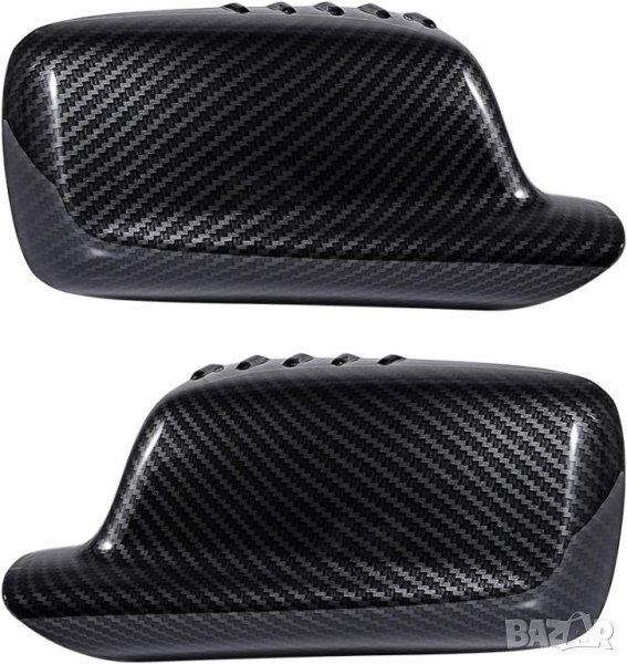 Карбонови капаци за огледала за BMW 3, E46, тунинг, капак огледало BMW E46, снимка 1
