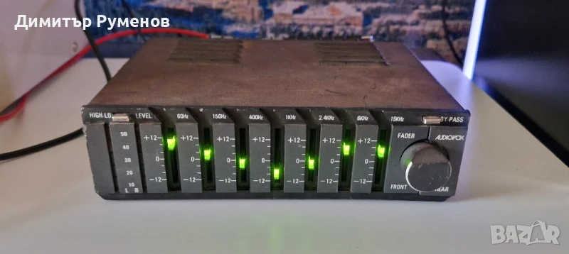  Car audio 7 band stereo graphic equalizer vintage AUDIOVOX AMP-785, снимка 1
