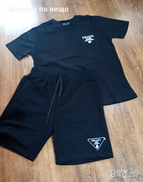 Prada Мъжки Летен Екип Пума👕🩳Мъжки Къс Комплект Прада Код D2345, снимка 1