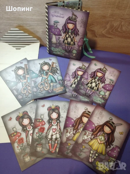 Седмичен планер и картички Santoro , снимка 1