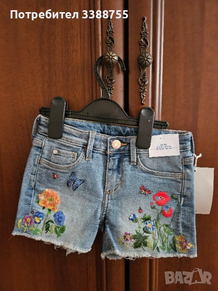 Къси дънки за момиче на H&M за 3-4г., снимка 1